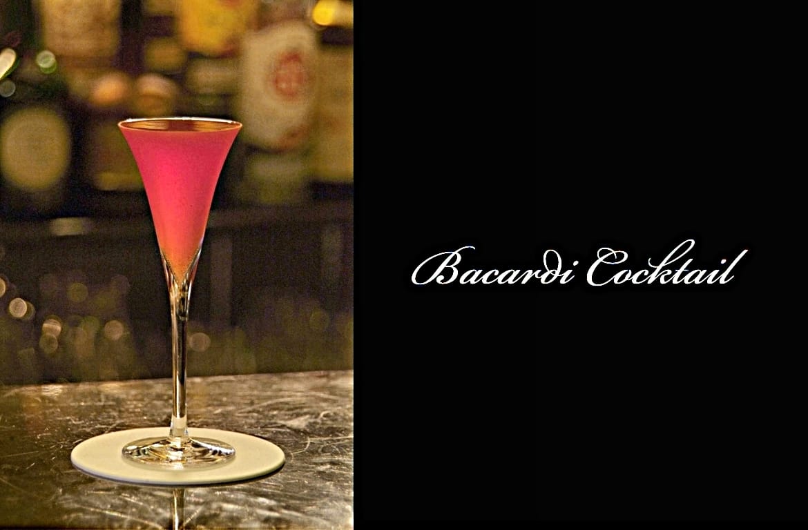 Bacardi Cocktailカクテル完成画像