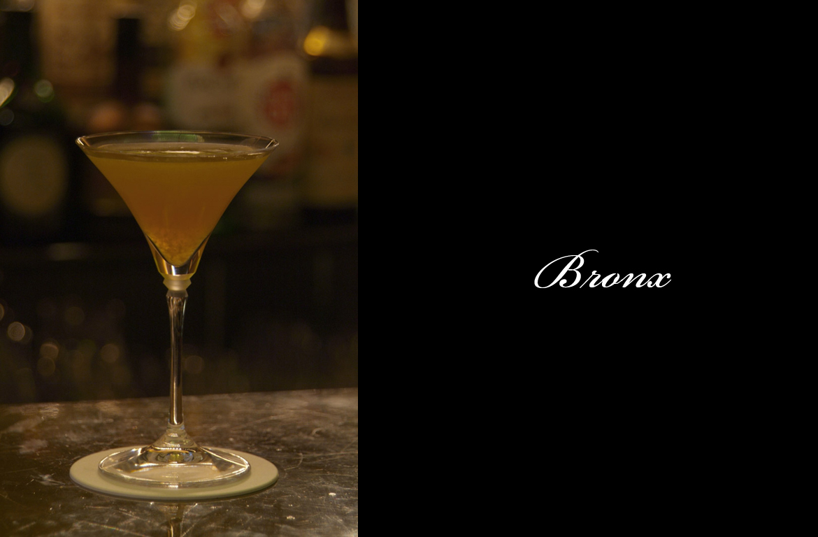 Bronxカクテル完成画像