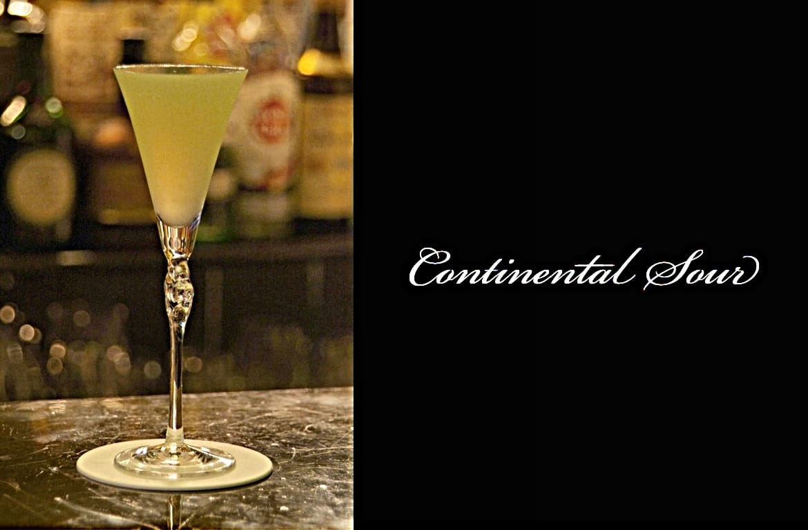 Continental Sourカクテル完成画像