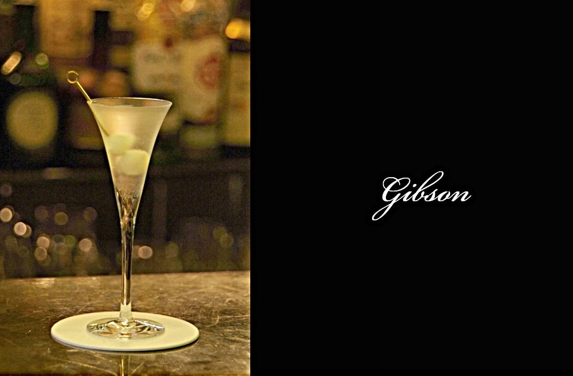 Gibsonカクテル完成画像