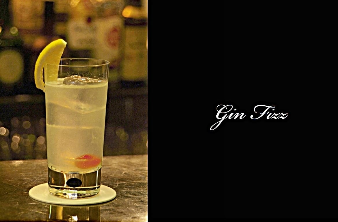 Gin Fizzカクテル完成画像