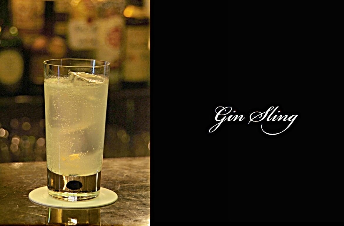 Gin Slingカクテル完成画像
