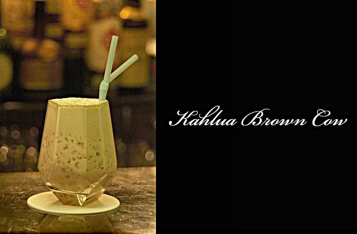 Kahlua Brown Cowカクテル完成画像