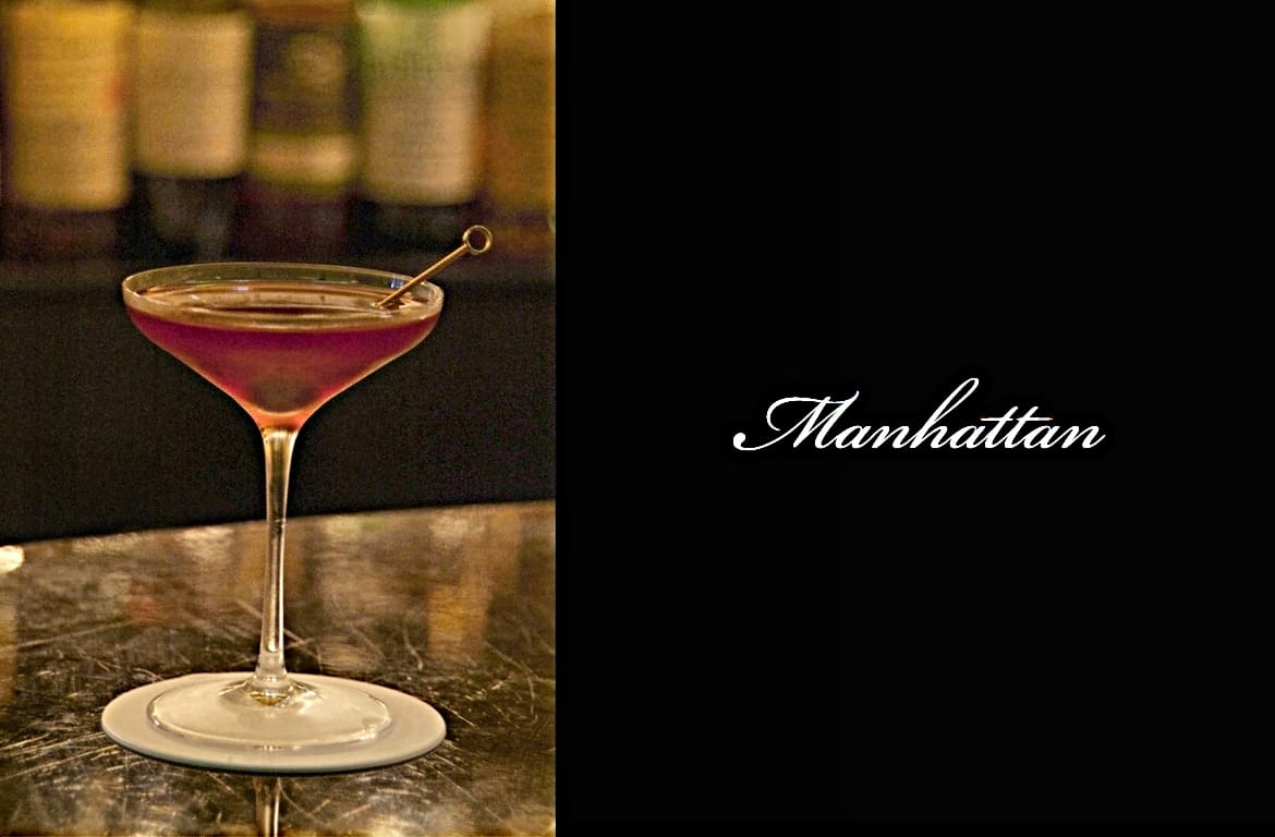 Manhattanカクテル完成画像
