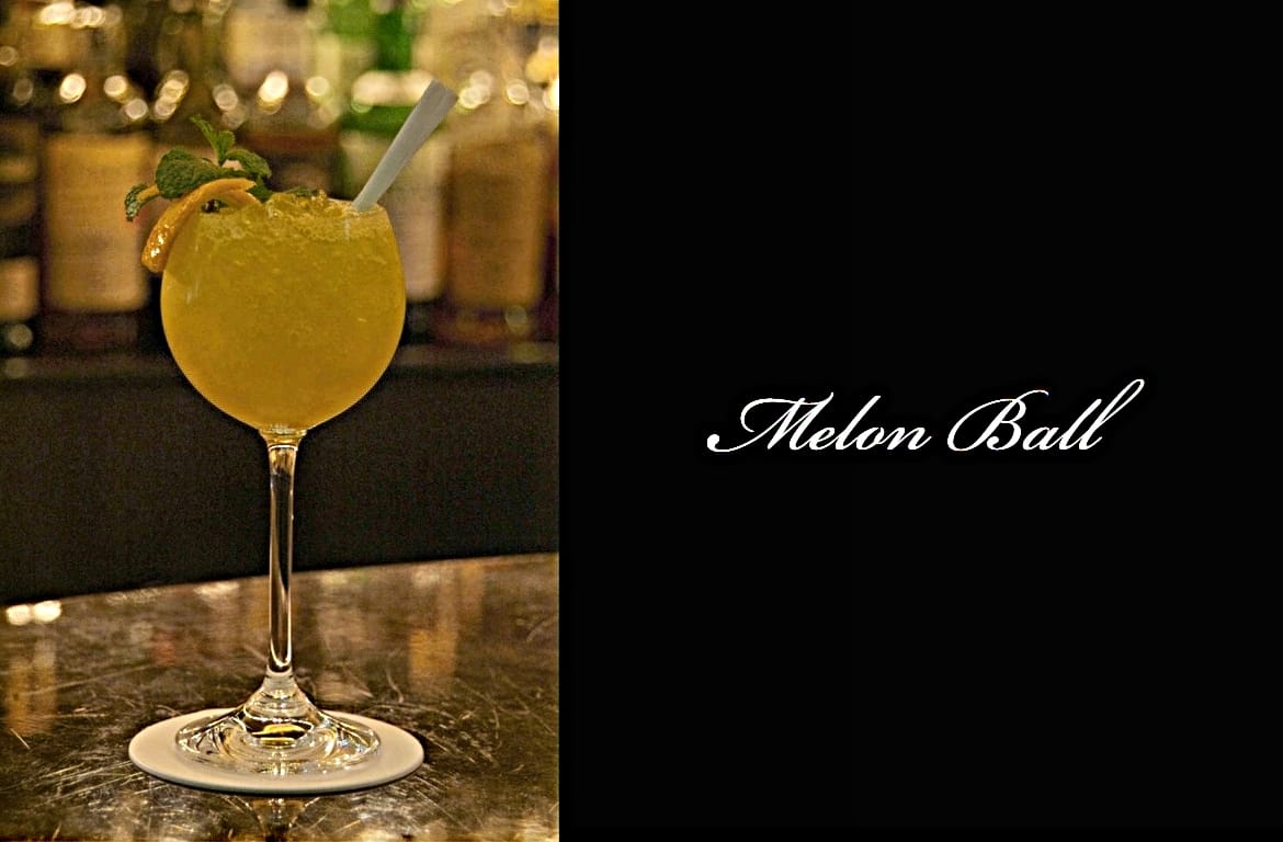 Melon Ballカクテル完成画像