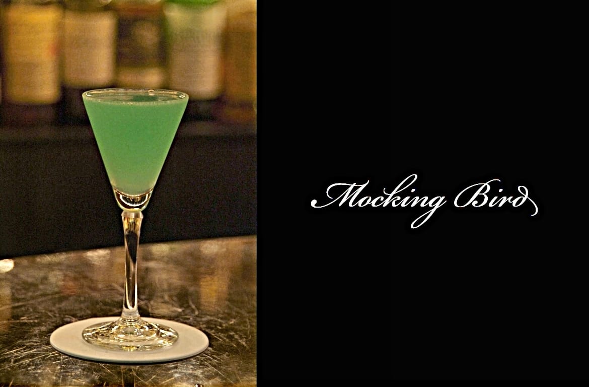 Mocking Birdカクテル完成画像