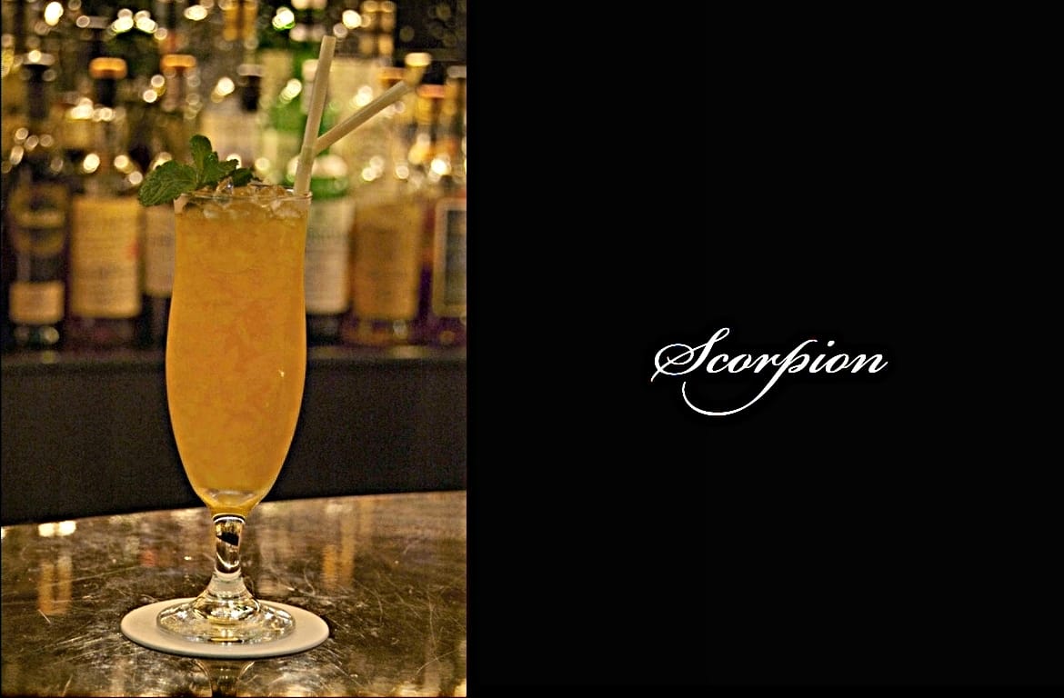 Scorpionカクテル完成画像