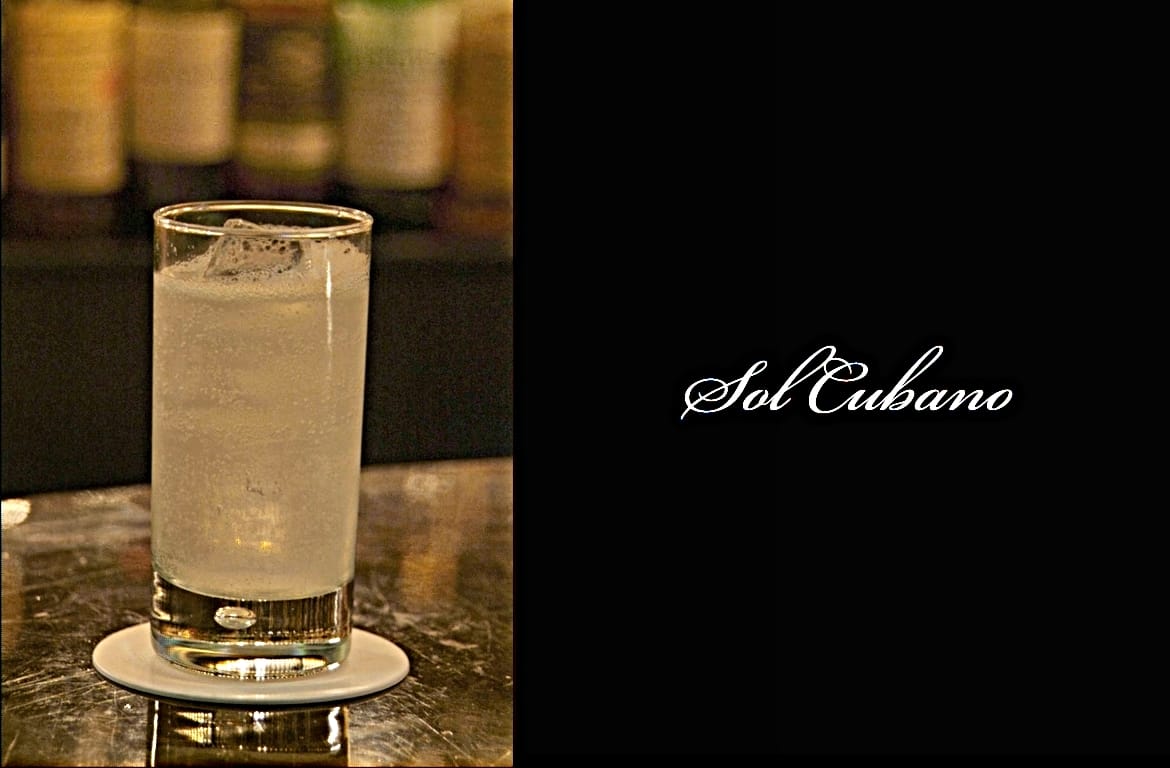 Sol Cubanoカクテル完成画像