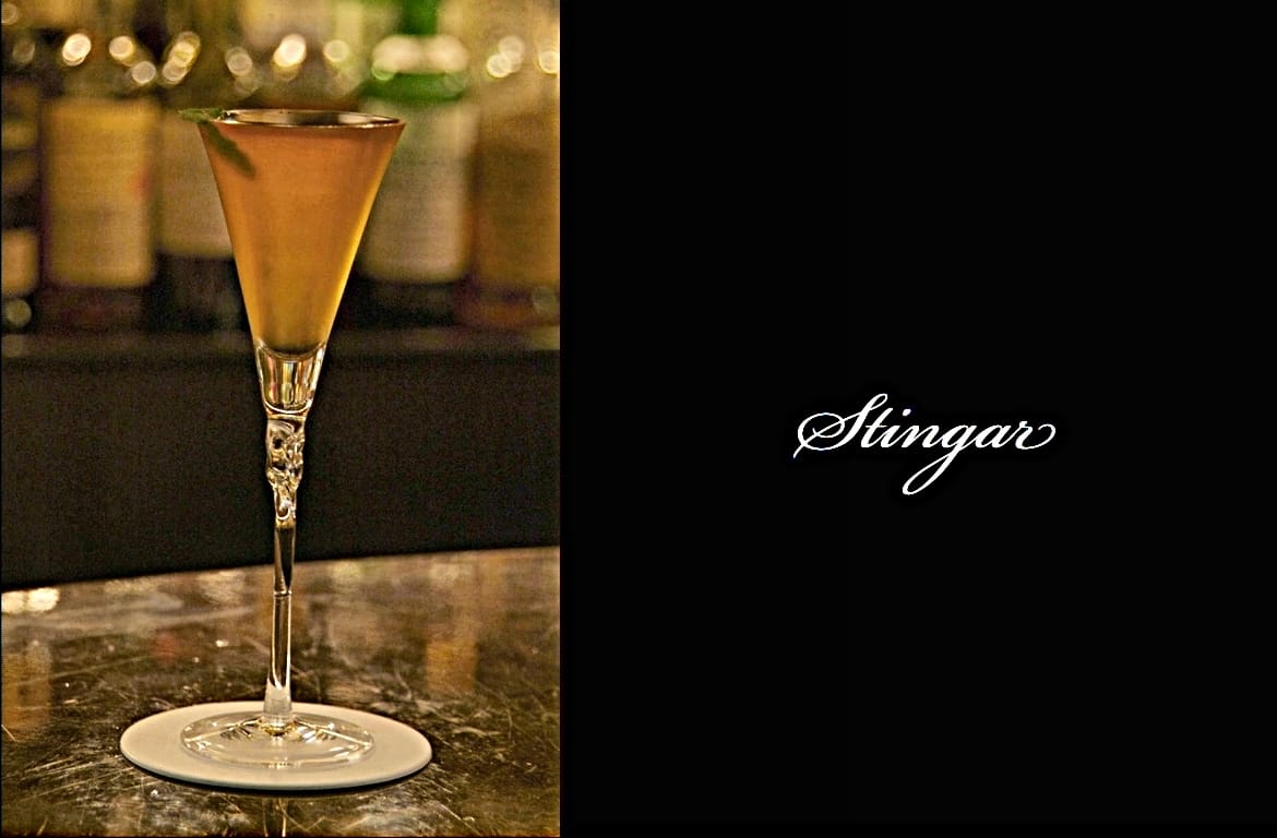 Stingerカクテル完成画像