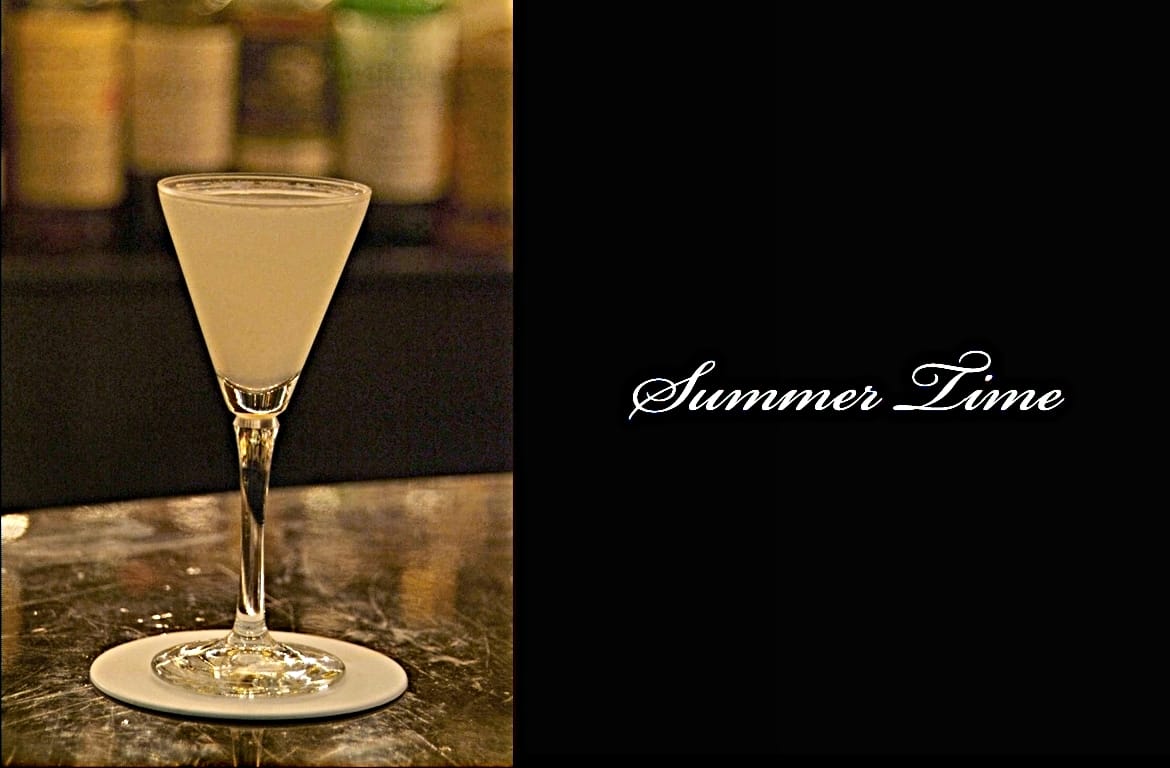 Summer Timeカクテル完成画像