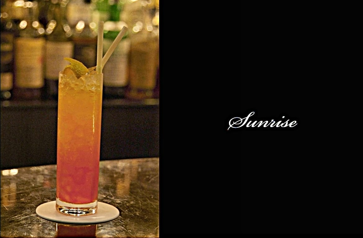 Sunriseカクテル完成画像