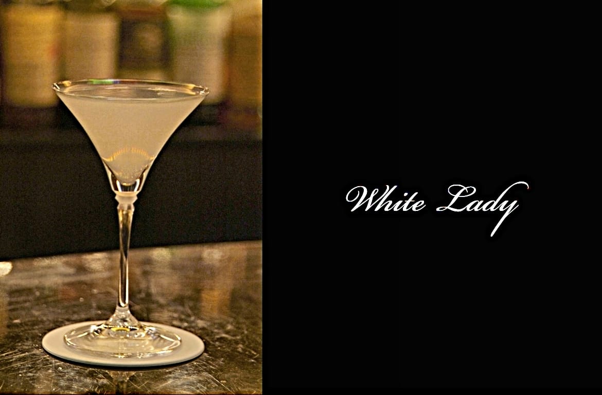 White Ladyカクテル完成画像